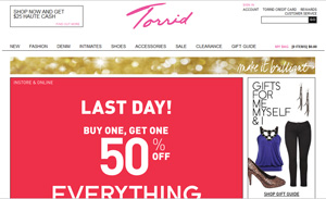 torrid promo codes